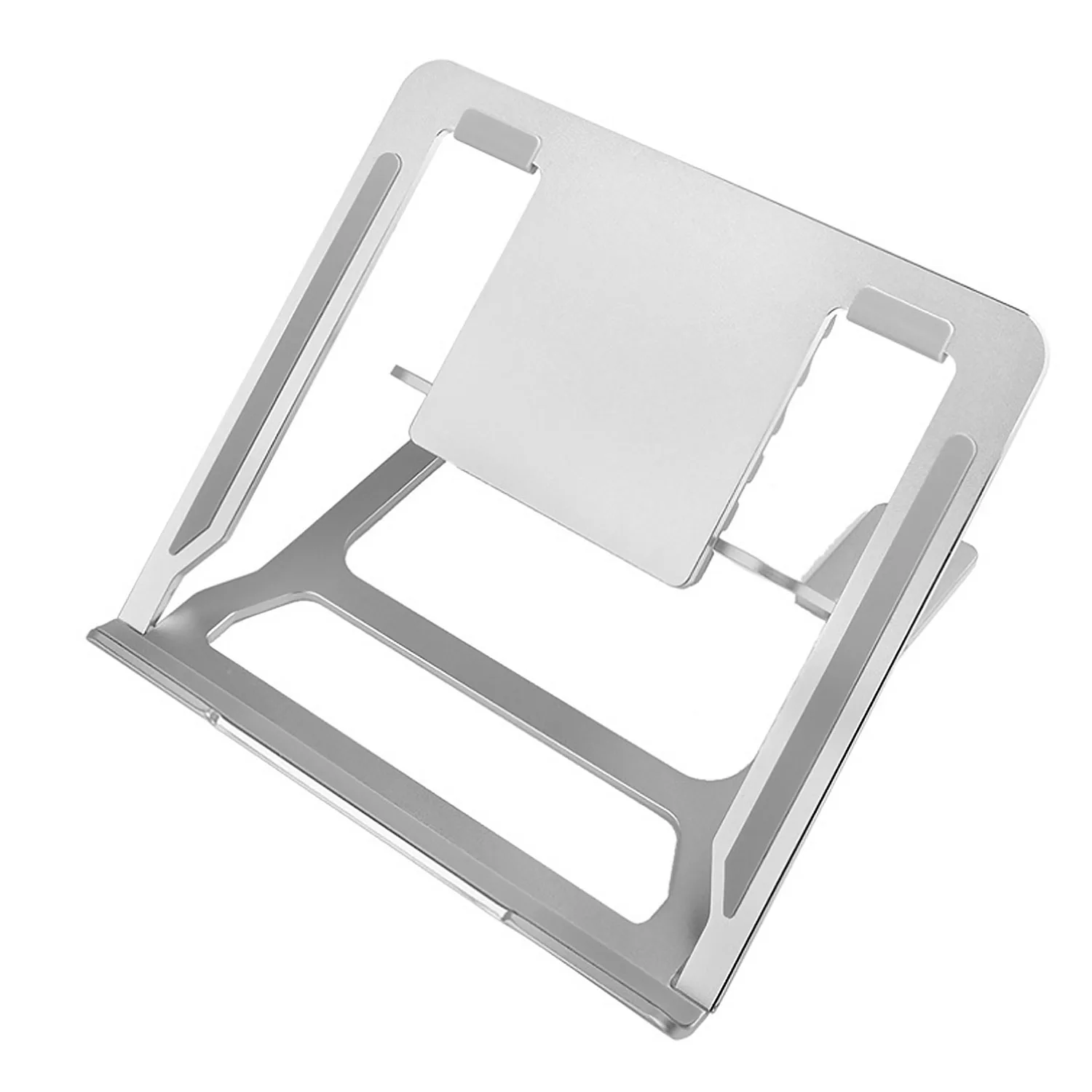 Besegad Foldable Adjustable Aluminum Laptop Tablets Support Stand Bracket Holder for Apple Macbook Mac Book Pro Air Computer