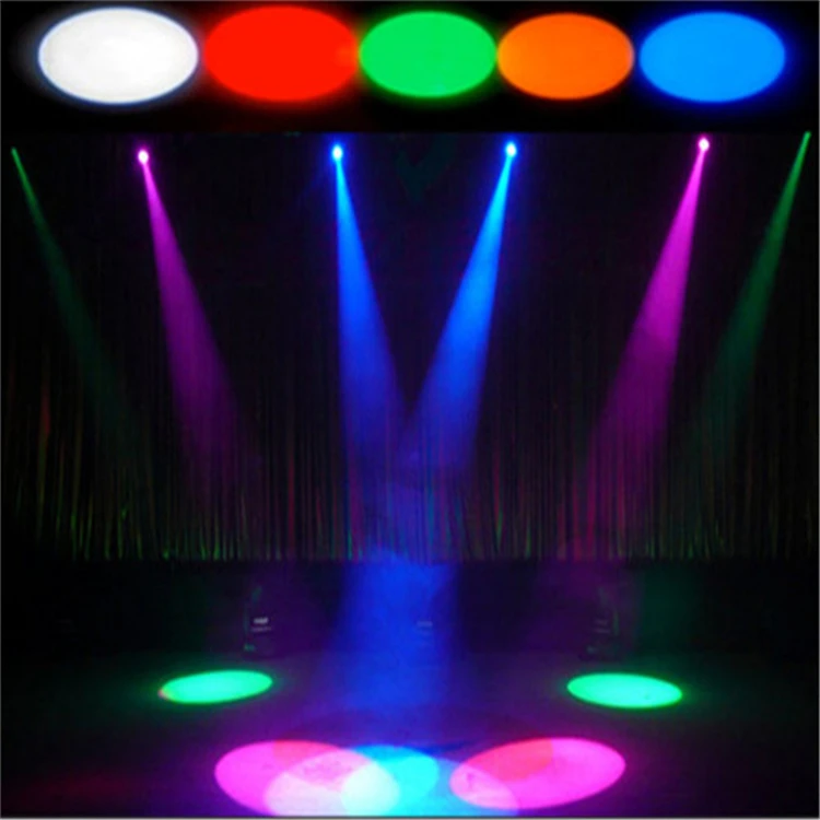 Imagem -06 - Venda Quente w Mini Led Feixe de Luz de Discoteca Espelho Bola Led Pinspot dj Party Pin Spot Light Holofotes Discoteca Espelho Bola 10 Pcs