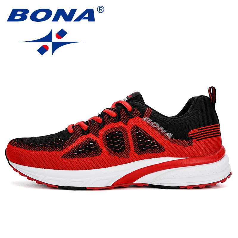 BONA-Zapatillas deportivas de malla para hombre y mujer, zapatos deportivos de zapatillas de entrenamiento ligeras, para correr, para exteriores