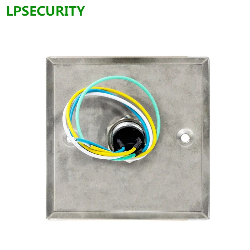 LPSECURITY Stainless Steel ON OFF Exit Button Push Switch with keys Release For door Lock gate opener Access Control