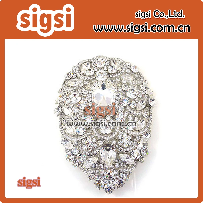 

China wholesale rhinestone brooch for decoration