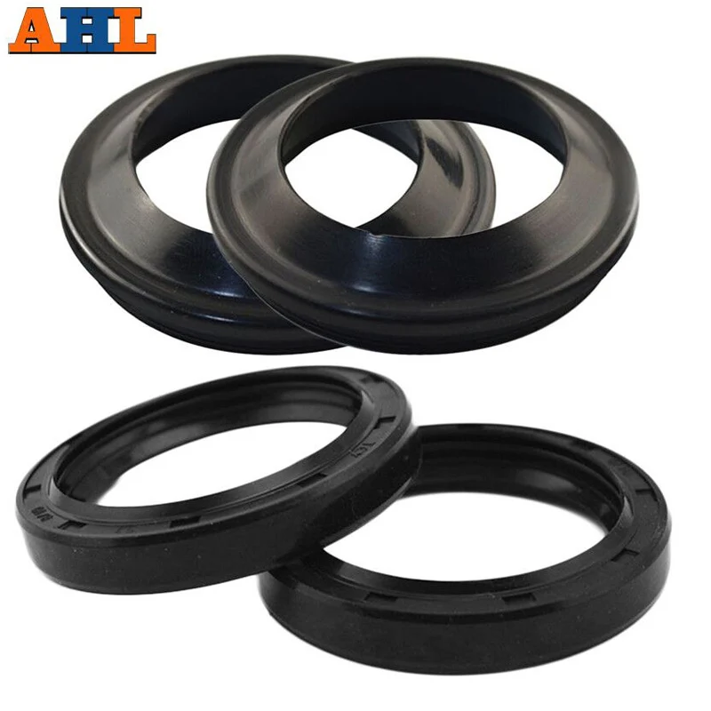 AHL 35*47*7 35 47 Motorcycle Front Fork Damper Oil Seal & Dust Seal For Ducati 125 RSX Trial Sport 350 F3 1986-1988