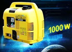 4.2L 1KW small portable single-phase gasoline generator home mute four-stroke generator AC220V / DC12V output