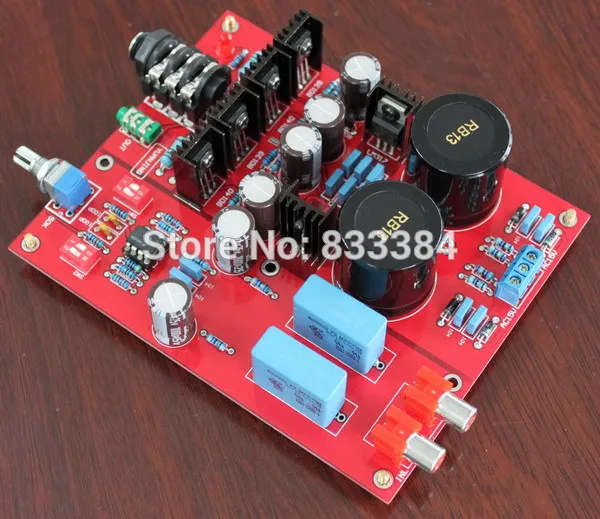 Deluxe Headphone Amplifier Board Base on Lehmann AMP Assembled top quality