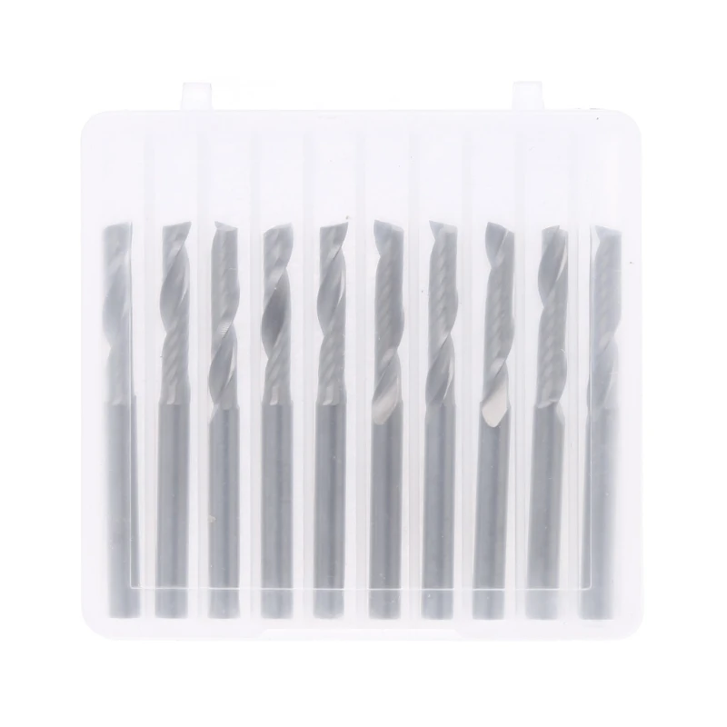 Imagem -02 - Fresa Carboneto para Ponta Nariz Plana Broca Roteador 10 Modos Polegadas com 17 mm para Dropshipping