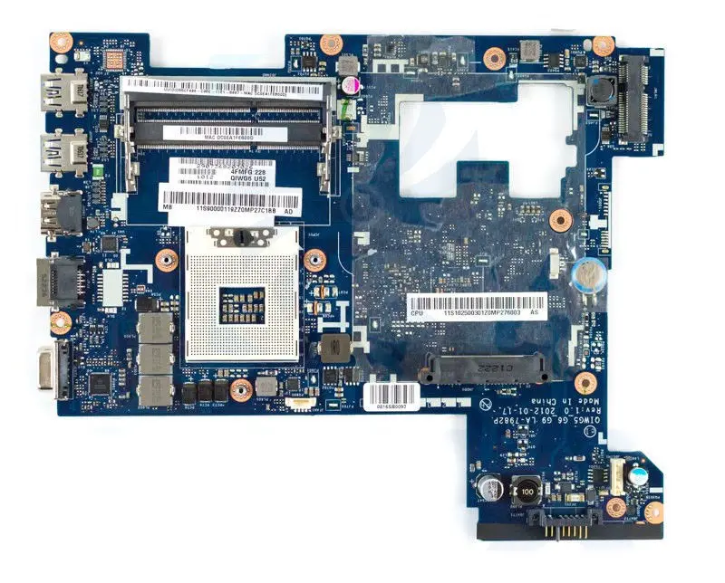 

Original For Lenovo G580 laptop Mainboard LA-7982P QIWG5 G6G9 U52 90000119 100% test ok