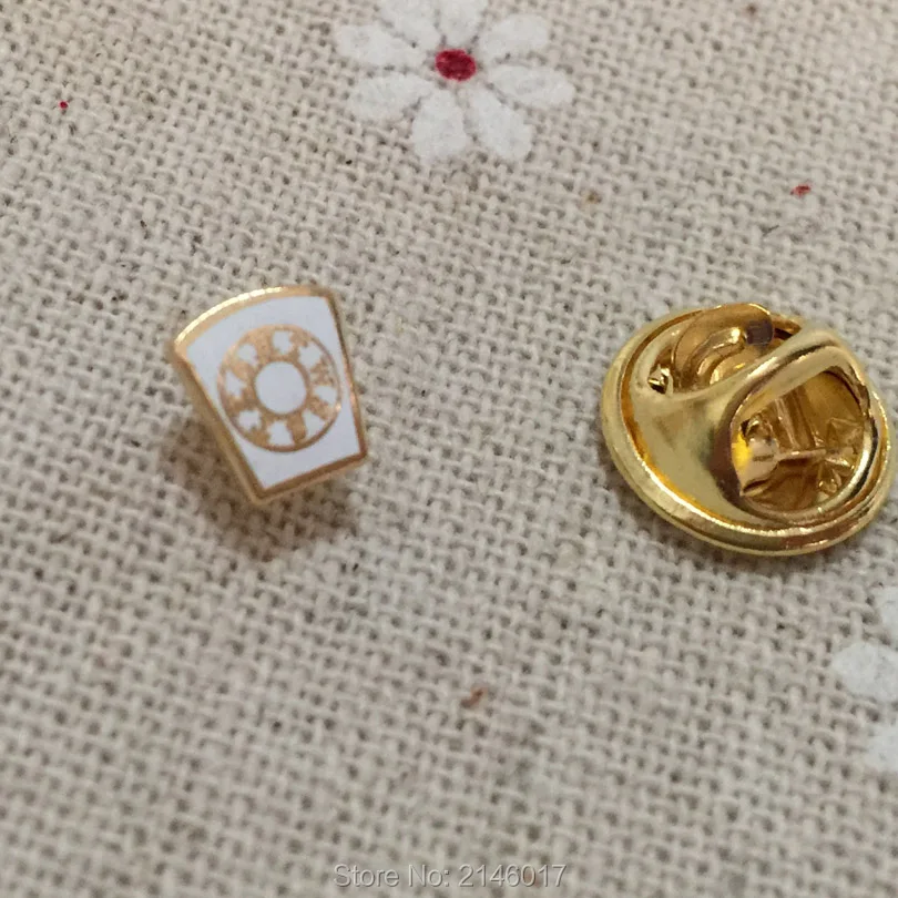 100pcs Small Size Royal Arch Mark Keystone Masonic Lapel Pins and Brooches Flower Enamel Master York Rite Leaf Tube Cane Badges
