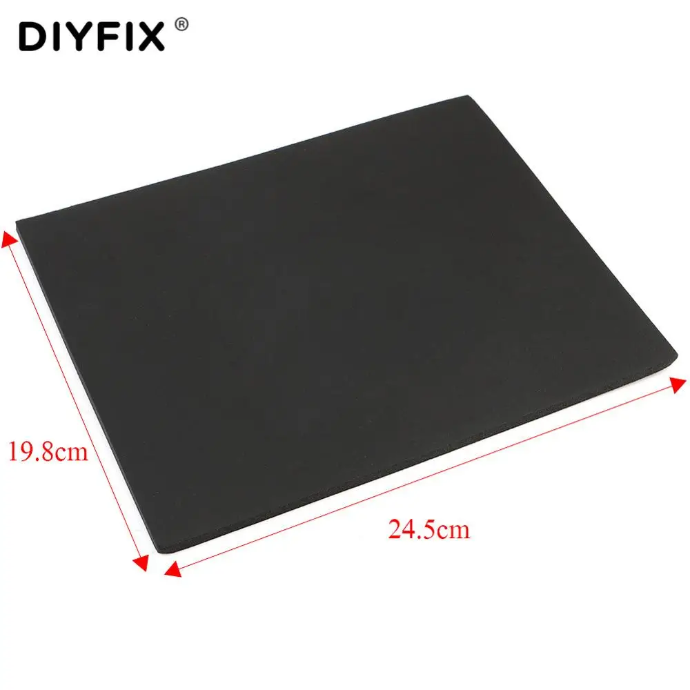 DIYFIX-وسادة شاشة الضغط ، سجادة إسفنجية فائقة النعومة ، 24.5 × 19.8 × 6 مم ، إصلاح شاشة LCD ، منصة آلة تغليف الفراغ