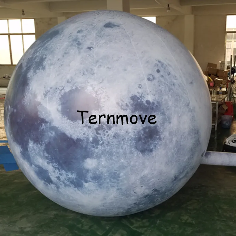 giant helium Inflatable Moon Ball for Mall hanging inflatable planet balloon for party decoration/exhibition/events