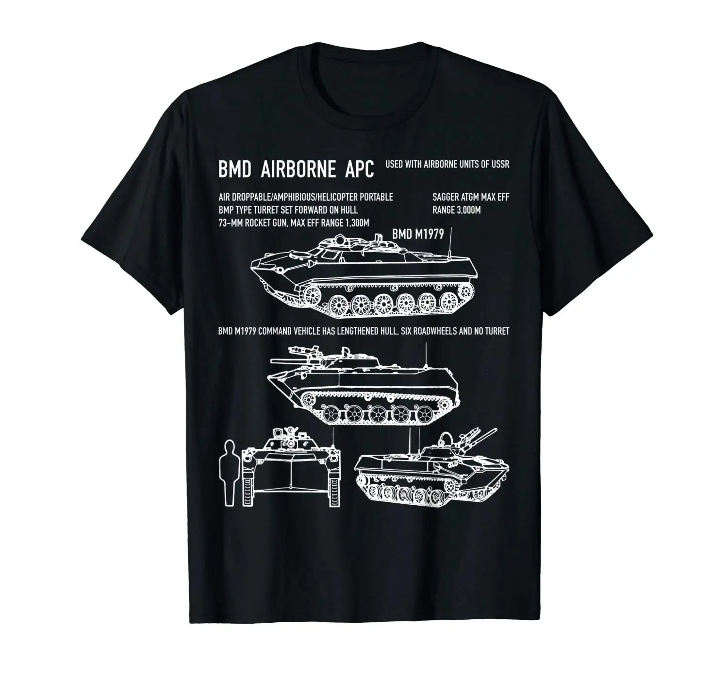 

Модная модель 2019 года, модель Bmd 1, советский самолет-амфибия Apc Ifv, футболка в подарок, футболки
