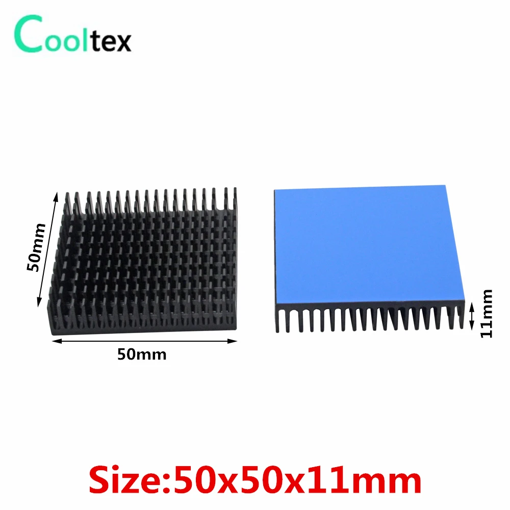 7 model Aluminum Heatsink Heat Sink Radiator Cooling cooler For Electronic Chip IC LED computer With Thermal Conductive Tape