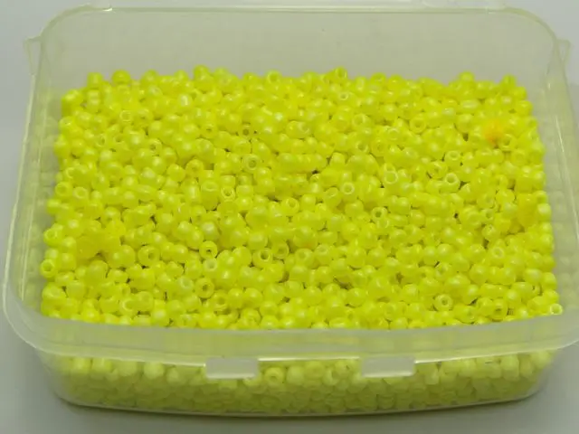 2000 Neon Color Opaque Glass Seed Beads Rondelle 3mm (8/0) Pick your Color