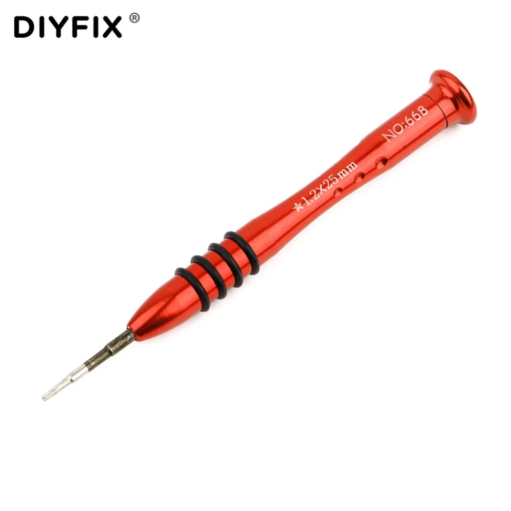 DIYFIX 1Pc Magnetic Precision Screwdriver P2 P5 Pentalobe 1.5 Cross Y0.6 for iPhone XS Max XR Open Disassemble Repair Tools