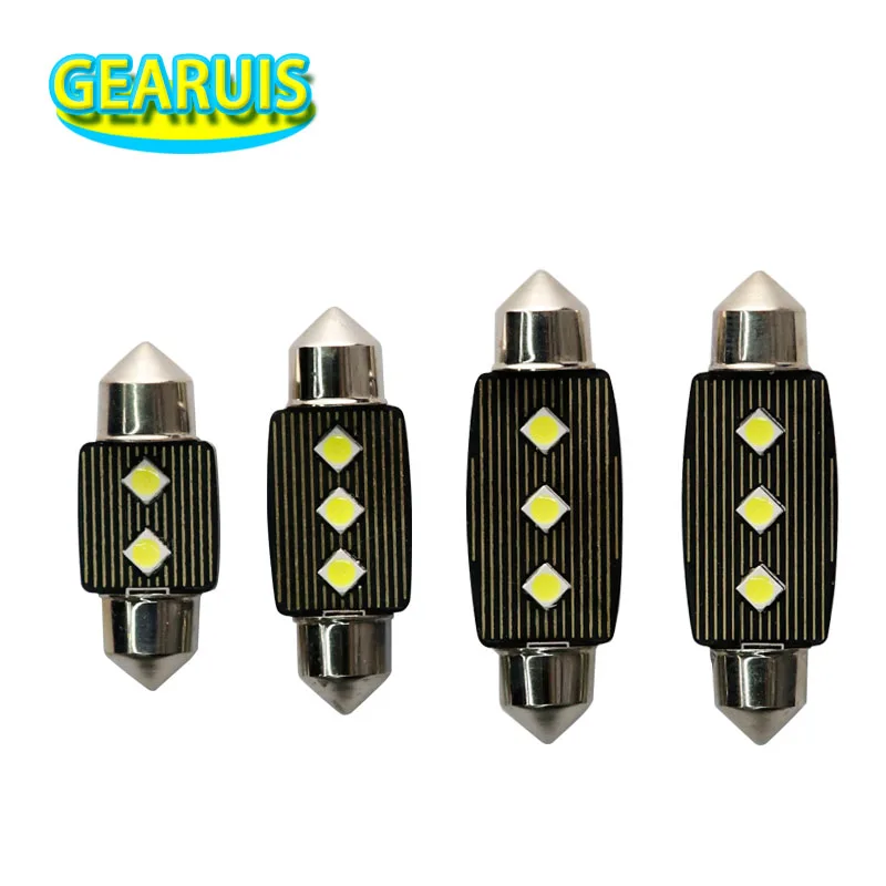 10pcs high quality 3030 Chips C5W LED 2 / 3 smd 0.15A canbus 31 36 39 41mm Car Festoon Light Interior Dome Lamp Reading Bulb 12V