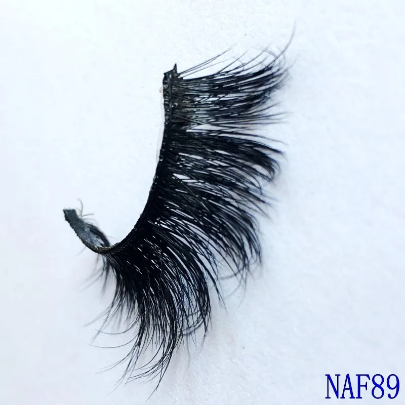 IN USA 1000pairs Fluffy Mink Lashes Make Up Eye Lashes Mink Eyelashes 20mm Dramatic Thick Volume Natural Eyelashes wholesale