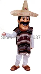 mascot Mexican Man mascot costume custom costume cosplay Cartoon Character carnival costume fancy Costume party