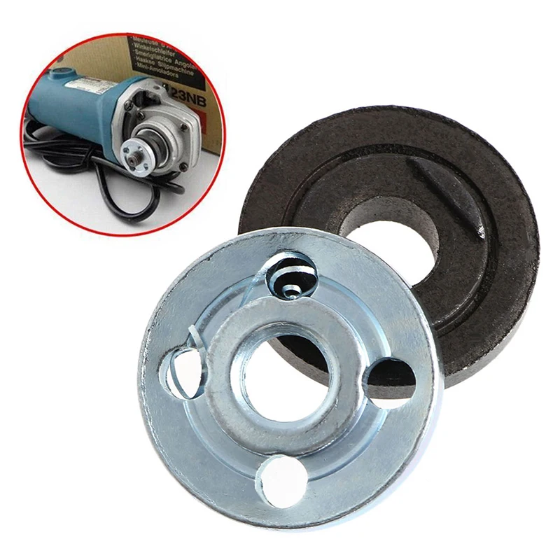 2Pcs Angle Grinder Replacement Part Inner Outer Flange Set Fits for Makita 9523