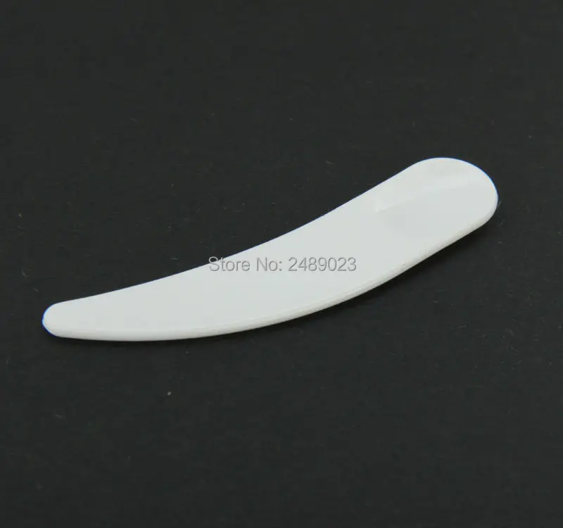 100PCS/LOT Plastic Cosmetic Spatula 6.2cm Cosmetic Face Mask Cream Spatulas Little Spoon Makeup Tools