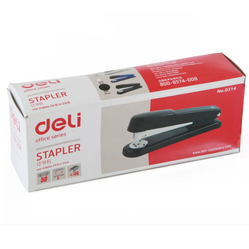 Deli Metal multi-function Stapler random color large size for 50 sheets office school paper bind