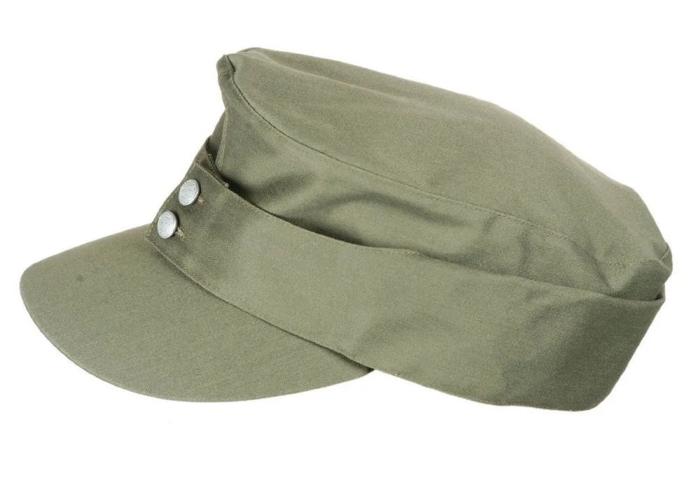 WWII German Army EM Summer Panzer m43 Field Cotton Cap Green Sizes