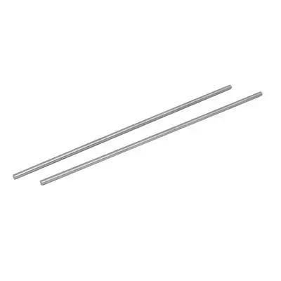 3.5mm Dia 200mm Length HSS Round Shaft Rod Bar Lathe Tools Gray 10pcs