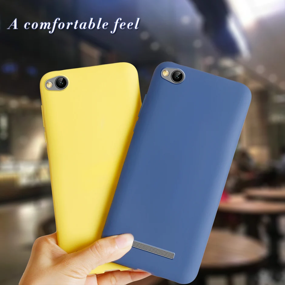 Candy Color Silicone Case For Xiaomi Redmi 4A Phone Case 5.0\