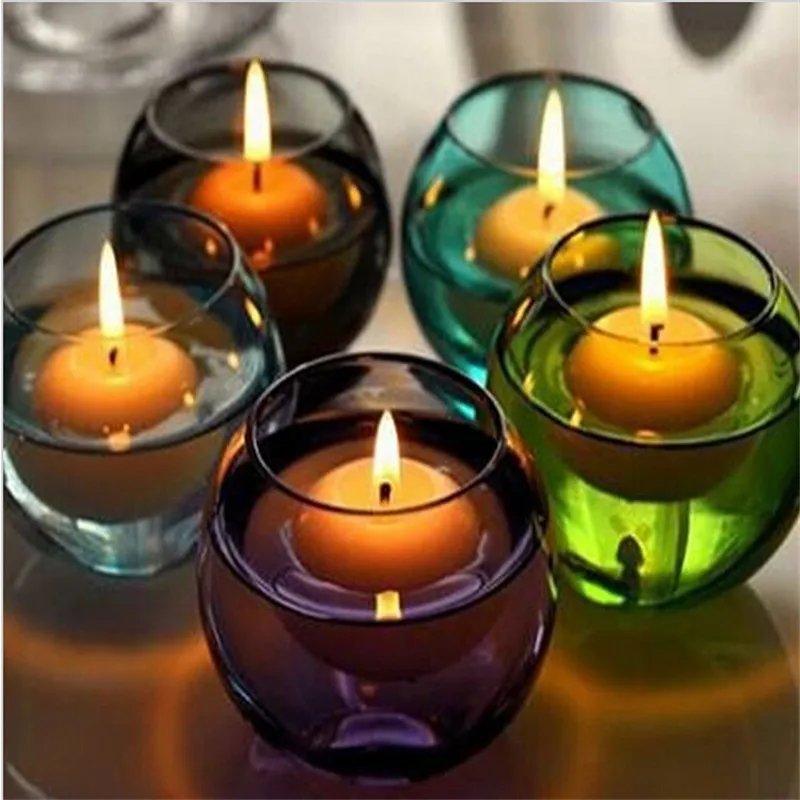 

100 pcs! Water Floating shape candles Romantic Wedding Birthday Party Home Decor