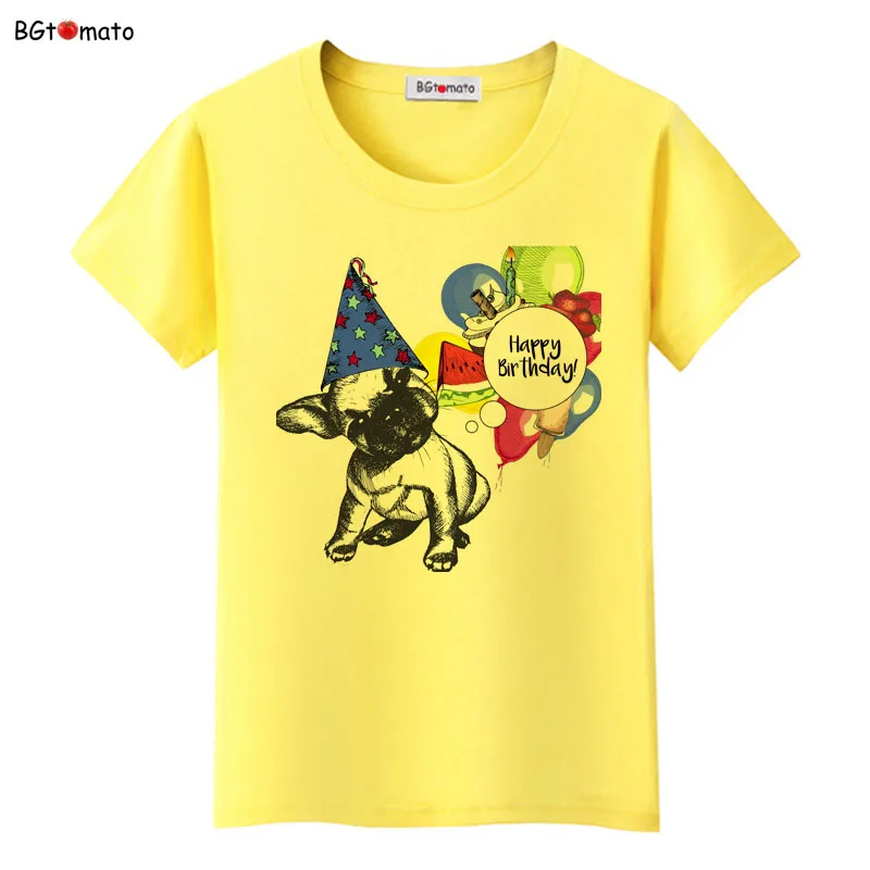 

2021 LOL dog saying hello cute T shirt women originality fashion lovely animal shirt Brand good quality tops shirts