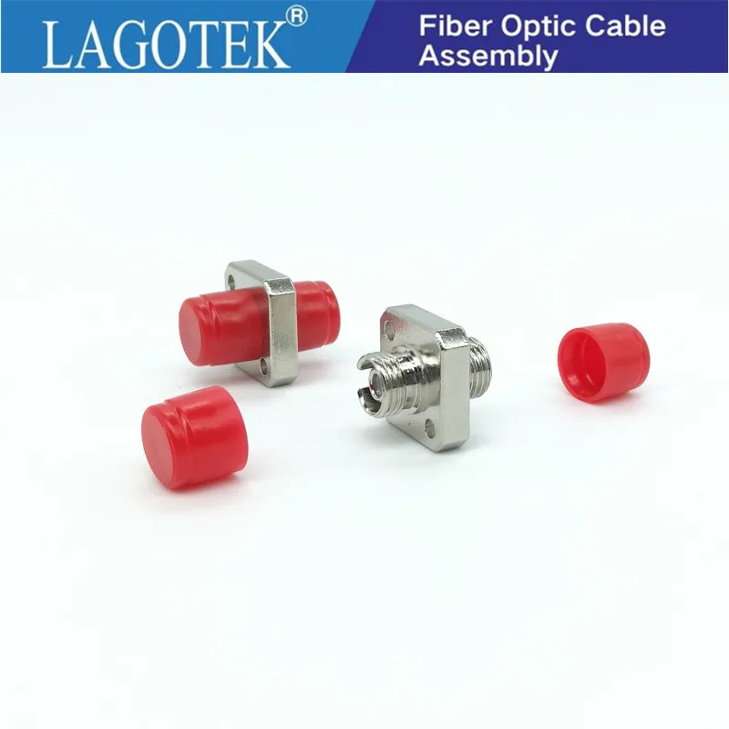 50PCS FC UPC Type D Sample Fiber optic Adapter FC Optical fiber coupler FC square Fiber flange FC connector