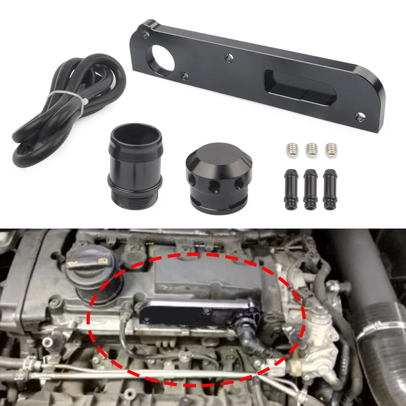 VAG 2.0TFSI PCV Delete Plate Billet PCV Delete Plate Kit Revamp Adapter dla Volkswagen (VW)/Audi/SEAT/Skoda
