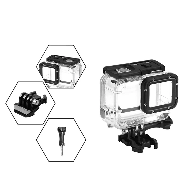 40M Underwater Waterproof Case Diving Housing Mount Shell Anti Fog for GoPro Hero 5 6 7 Black Go Pro Camera For GoPro Accessory