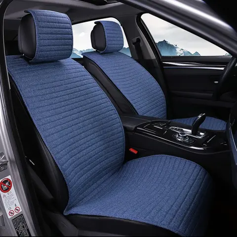 Breathable Linen Car Seat Cushion O SHI CAR