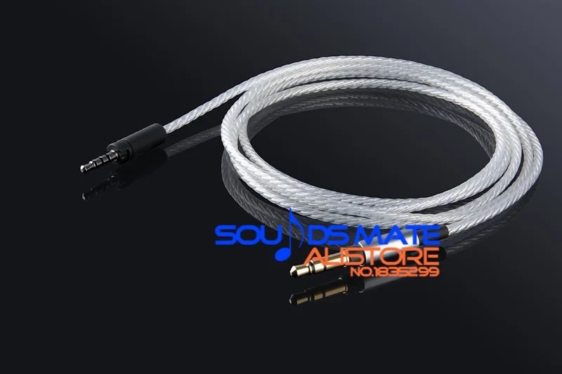 Upgrade Silver Plated OFC Cable For Sennheiser Momentum Over Ear On Ear Headphone 3 Color Select