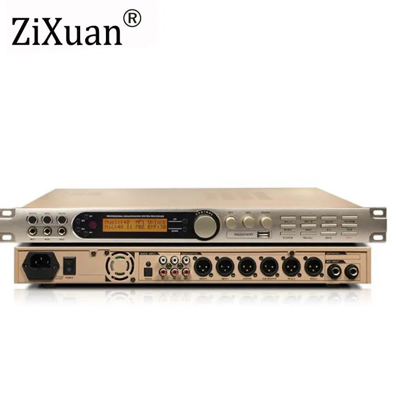 Professional Sound processor KX-200 KTV Digital Effects Processor System equalization effect improved processing control version