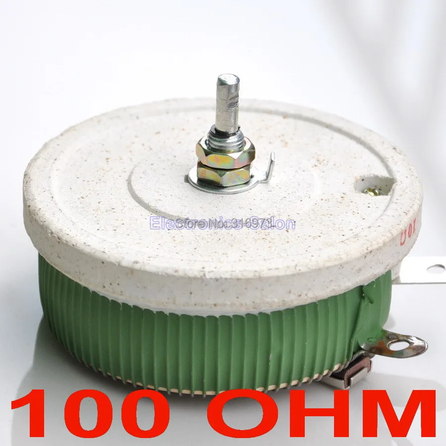 

(10 pcs/lot) 200W 100 OHM High Power Wirewound Potentiometer, Rheostat, Variable Resistor, 200 Watts.