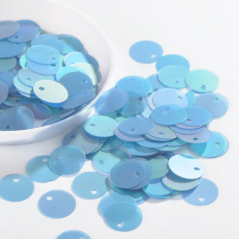 10g/Lot 10mm PET Flat Round Loose Sequins Paillettes Sewing Wedding Craft DIY Accessories for Garment Lentejuelas Para Coser