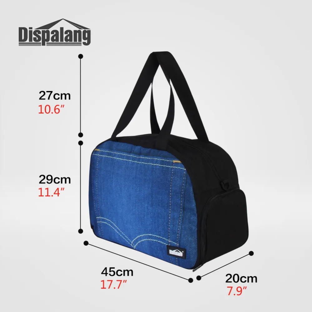 Dispalang Buz Pateni Kız Seyahat Çantaları Büyük Gecelik Duffel Çanta Haftasonu Seyahat Büyük Tote Çanta Crossbody Bayan Seyahat Çantaları