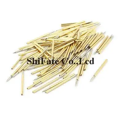 

100 Pieces P160-B1 1.0mm Spear Tip Spring PCB Testing Contact Probes Pin