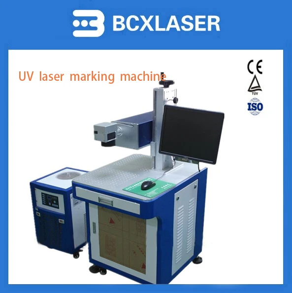 Wuhan BCX laser UV 355nm 3W 5W macchina per marcatura Laser per prezzo di comunicazione mobile in vetro