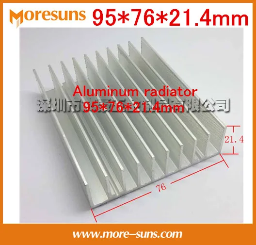 

2pcs 95*76*21.4mm aluminum radiator panels / routing PCU radiator/electronic cooling block Heatsink