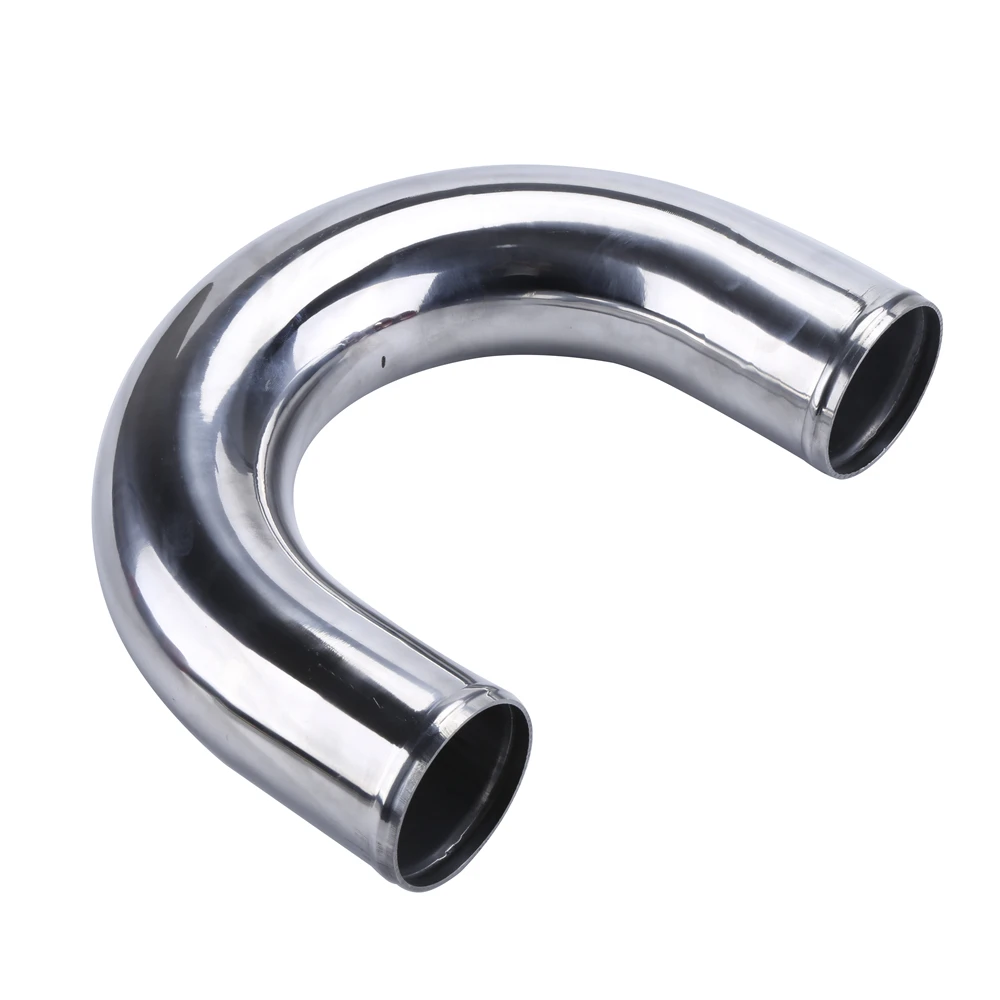 R-EP Universal Aluminum Tube 51mm 2inch Cold Air Intake Pipe for Racing Car Turbo High Flow 0/45/90/180 Degrees L S Type