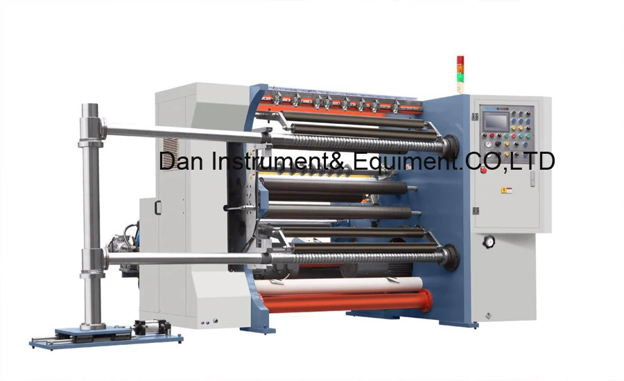 Máquina automática de corte de rollo Jumbo de alta velocidad para rollo de película, papel y papel de aluminio