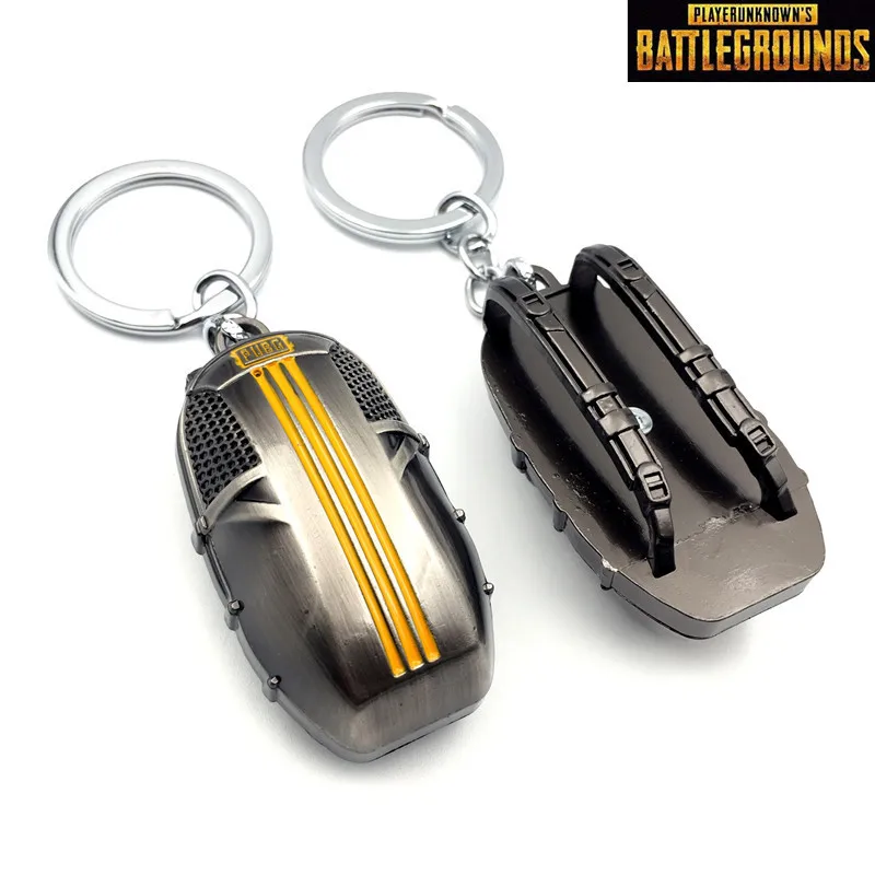 Hot Game PUBG Keychain Game Equipment Key Chain chaveiro Alloy Pendant llaveros Of Cosplay Fans High Quality Toy Collection Gift