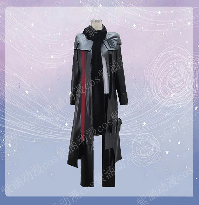 

Guilty Crown Shu Ouma Black Battle Suit Cosplay Costume E001