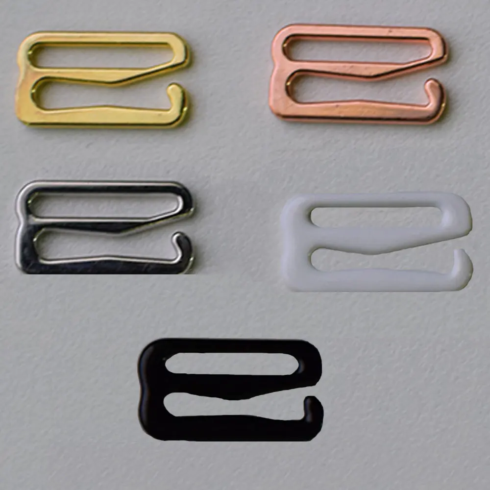 Wholesale  20 pieces metal bra hooks  adjustment strap fasteners  Swan Hooks/ 9 Hook