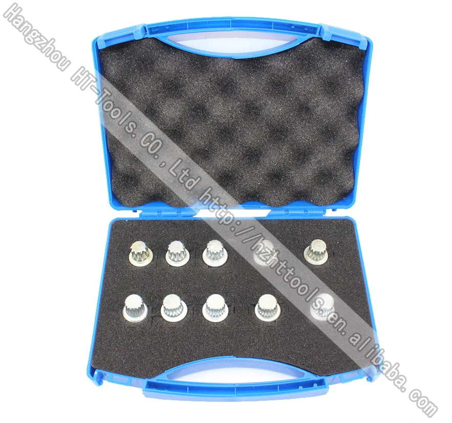 

10pcs Wheel Nut Removal Socket Set For VW AUDI