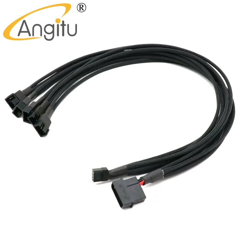 

Angitu регулятор скорости 4pin Molex/IDE До 5X 4Pin PWM вентилятор адаптер