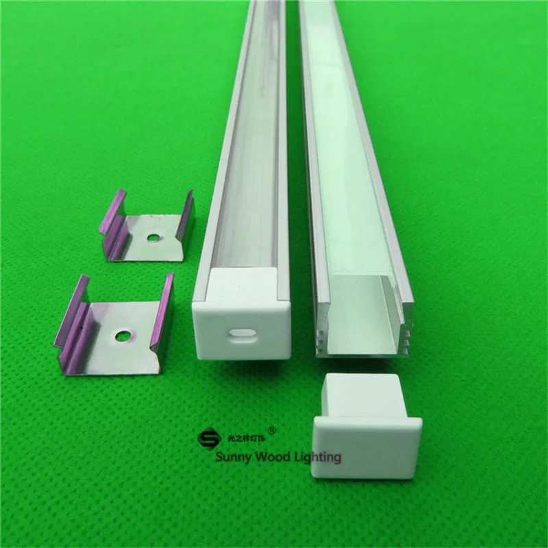 

10pcs of 40inch 2m W16*H12MM led aluminum profile ,2m led bar light with 5050 strip,milky/transparent cover for 12mm pcb