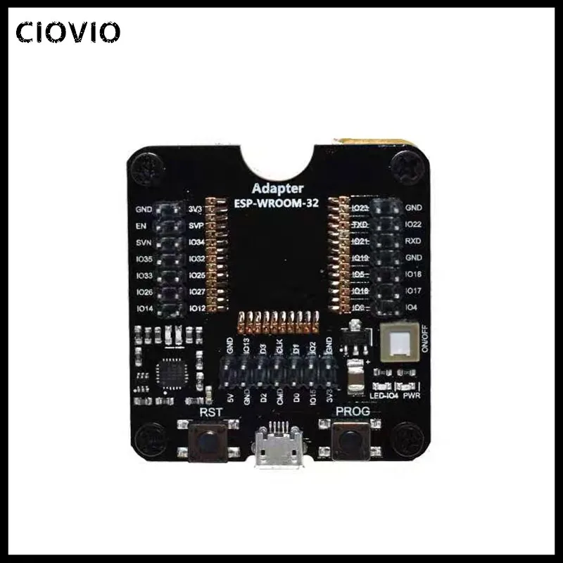 Electrical Socket Programmer Tool ESP32 Adapter Socket For ESP-WROOM-32 Module Micro USB Type B Plug Testing Board