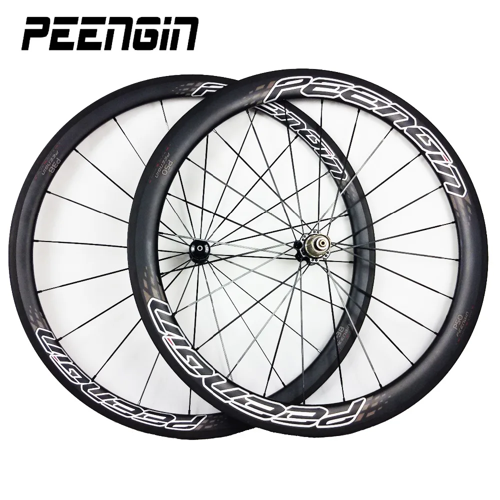 Carbon Mixed Wheelset 25Mm Width Rim 38Mm Front 50Mm Rear 8/9/10/11 Speeds Wheels Road Bicycle Ax-Lightness U Shape Tubular Tire